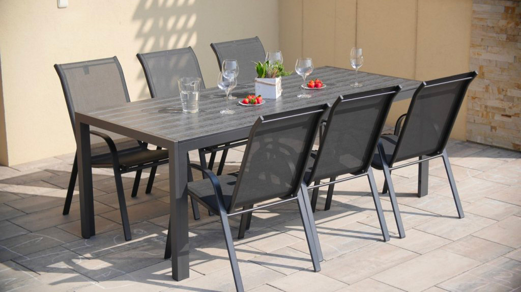 Venkovní zahradní set pro 6 osob DK303 antracit-1